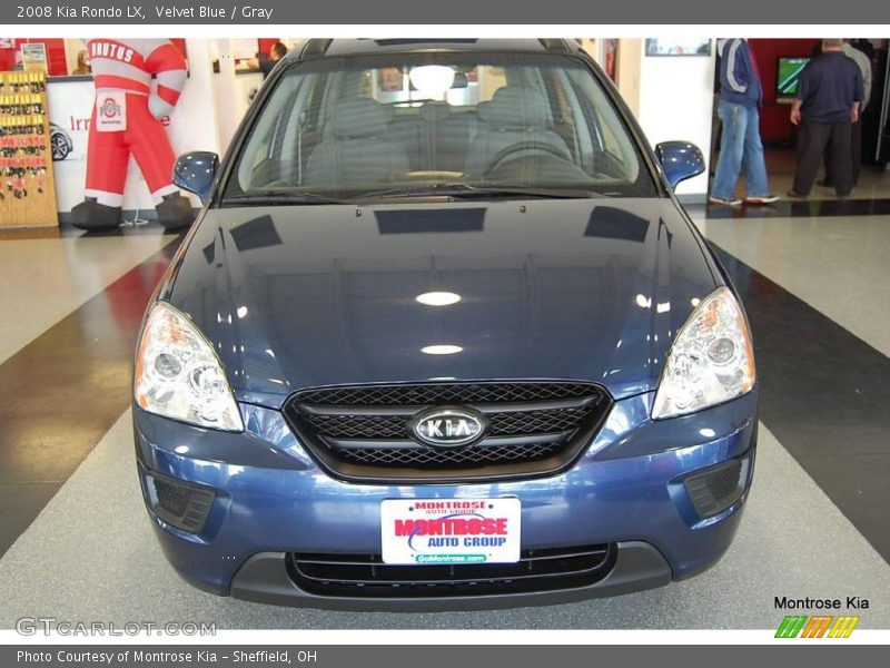 Velvet Blue / Gray 2008 Kia Rondo LX