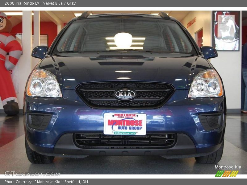 Velvet Blue / Gray 2008 Kia Rondo LX