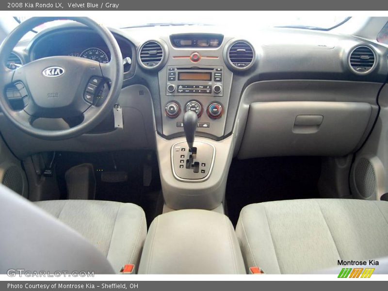 Velvet Blue / Gray 2008 Kia Rondo LX