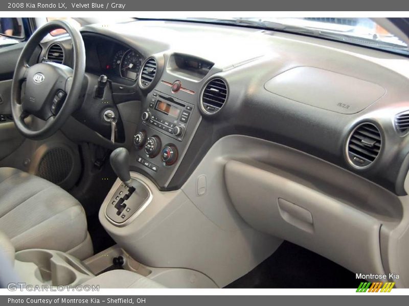 Velvet Blue / Gray 2008 Kia Rondo LX