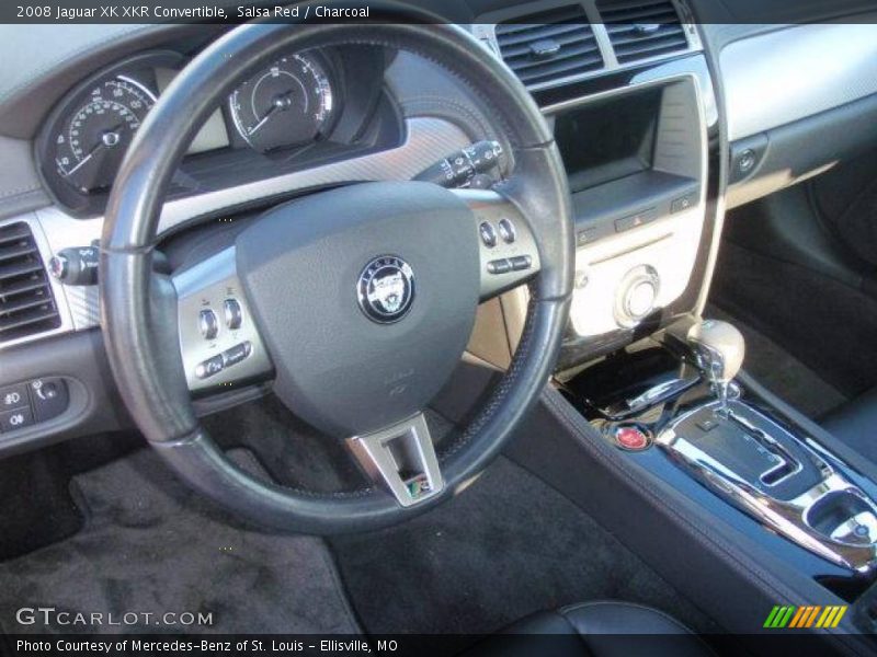 Salsa Red / Charcoal 2008 Jaguar XK XKR Convertible