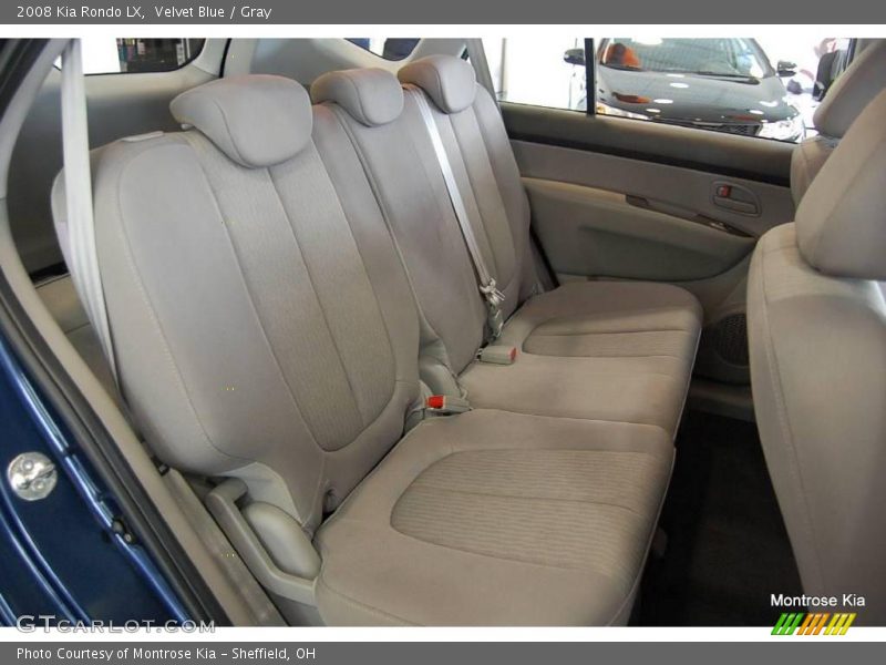 Velvet Blue / Gray 2008 Kia Rondo LX