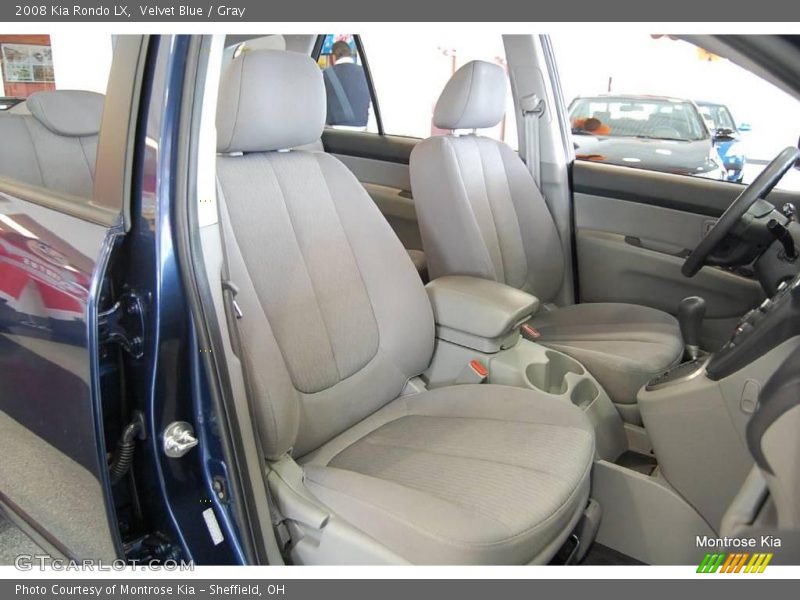 Velvet Blue / Gray 2008 Kia Rondo LX