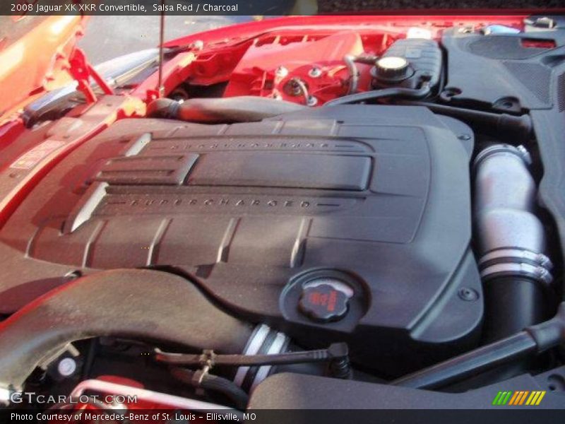 Salsa Red / Charcoal 2008 Jaguar XK XKR Convertible