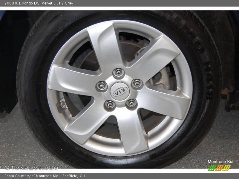 Velvet Blue / Gray 2008 Kia Rondo LX