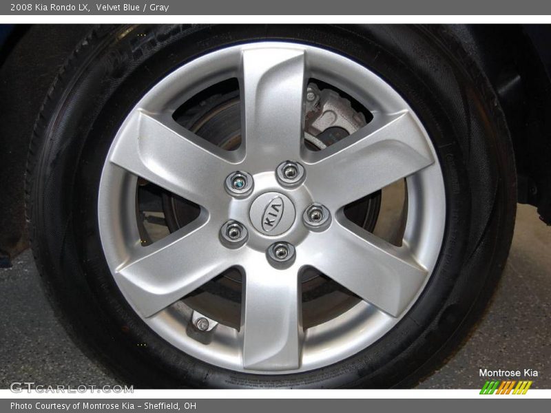Velvet Blue / Gray 2008 Kia Rondo LX