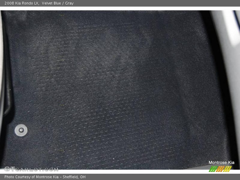 Velvet Blue / Gray 2008 Kia Rondo LX