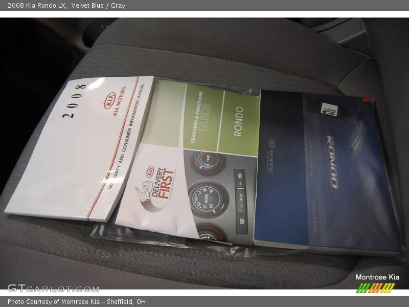 Velvet Blue / Gray 2008 Kia Rondo LX