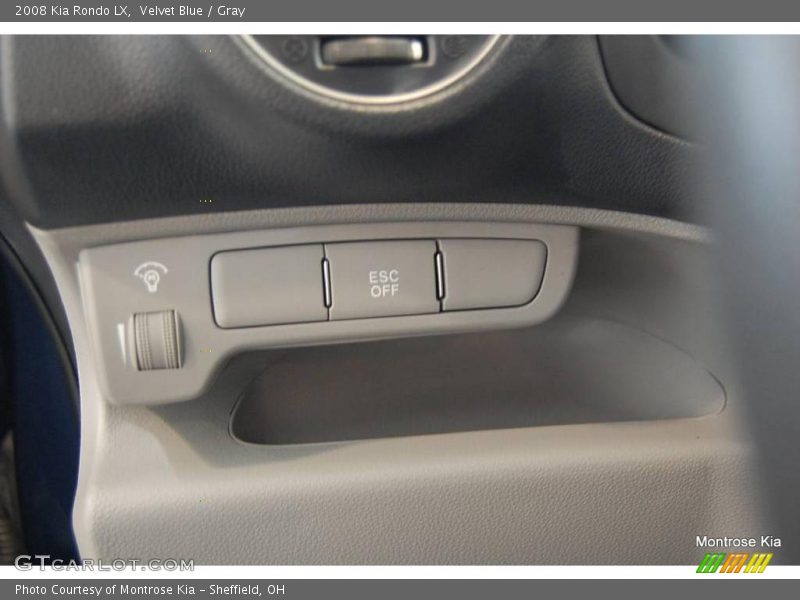 Velvet Blue / Gray 2008 Kia Rondo LX