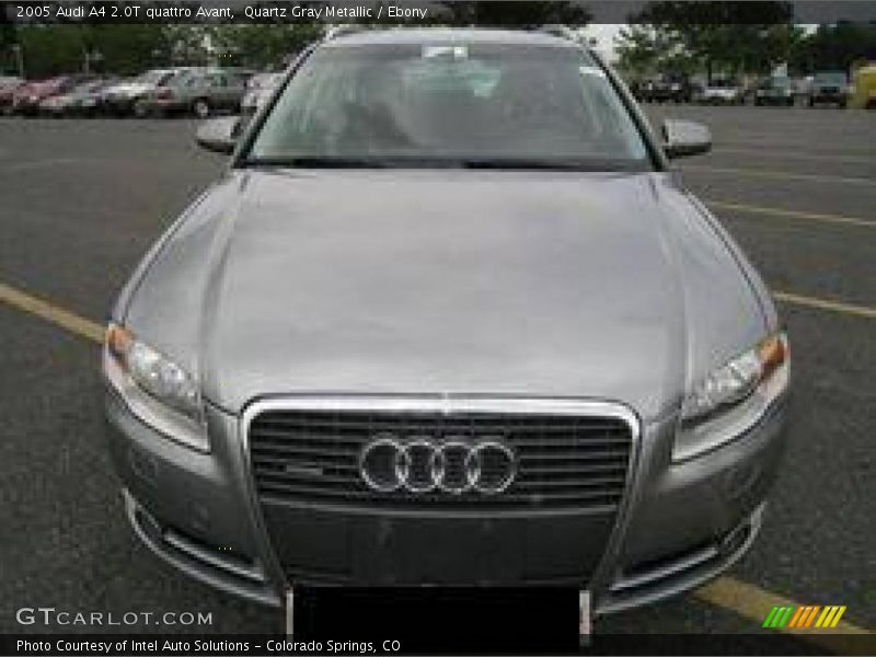 Quartz Gray Metallic / Ebony 2005 Audi A4 2.0T quattro Avant