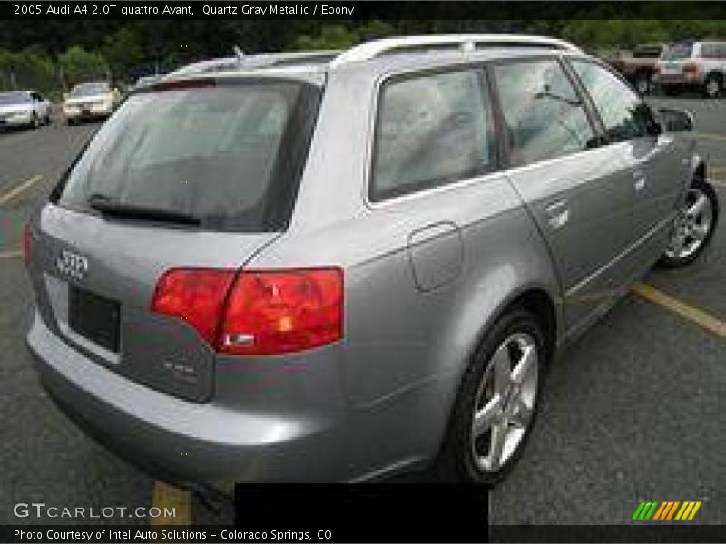 Quartz Gray Metallic / Ebony 2005 Audi A4 2.0T quattro Avant