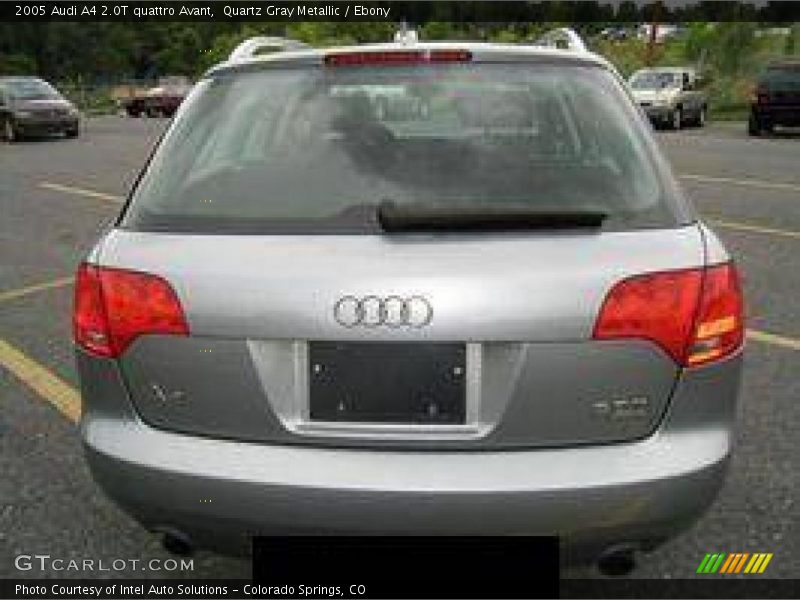 Quartz Gray Metallic / Ebony 2005 Audi A4 2.0T quattro Avant
