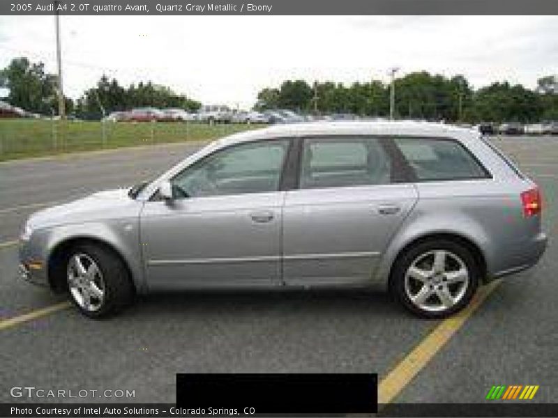 Quartz Gray Metallic / Ebony 2005 Audi A4 2.0T quattro Avant