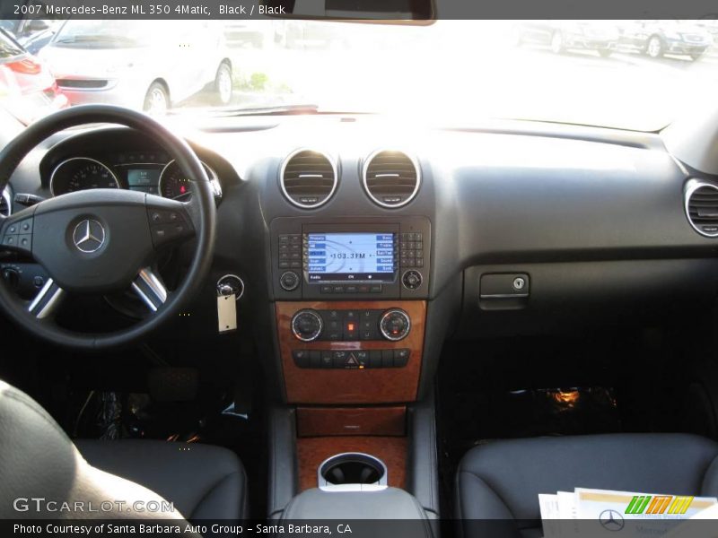 Black / Black 2007 Mercedes-Benz ML 350 4Matic