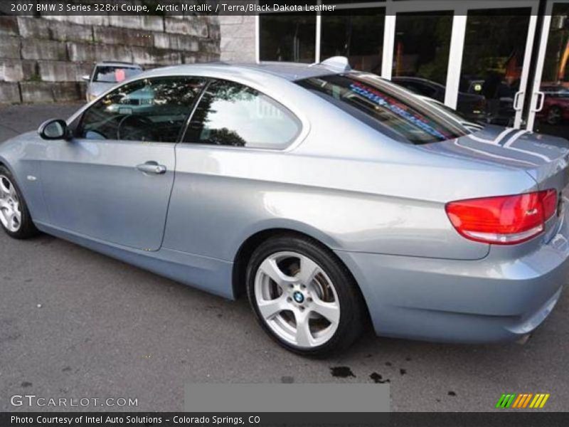 Arctic Metallic / Terra/Black Dakota Leather 2007 BMW 3 Series 328xi Coupe