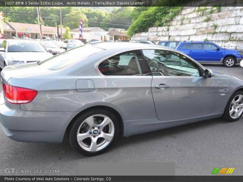 Arctic Metallic / Terra/Black Dakota Leather 2007 BMW 3 Series 328xi Coupe