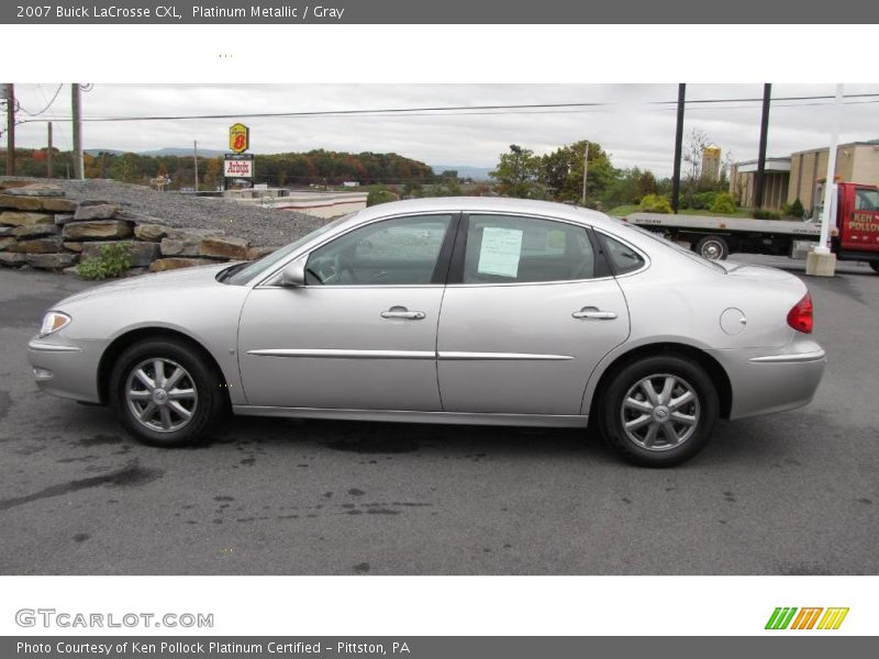 Platinum Metallic / Gray 2007 Buick LaCrosse CXL