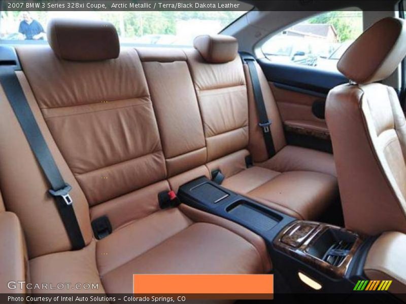 Arctic Metallic / Terra/Black Dakota Leather 2007 BMW 3 Series 328xi Coupe