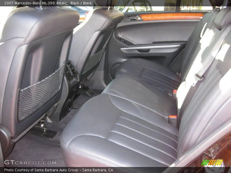 Black / Black 2007 Mercedes-Benz ML 350 4Matic