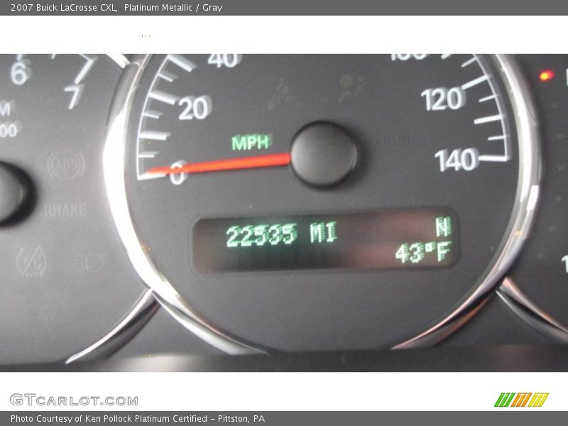 Platinum Metallic / Gray 2007 Buick LaCrosse CXL
