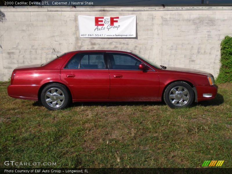 Cabernet / Neutral Shale 2000 Cadillac DeVille DTS