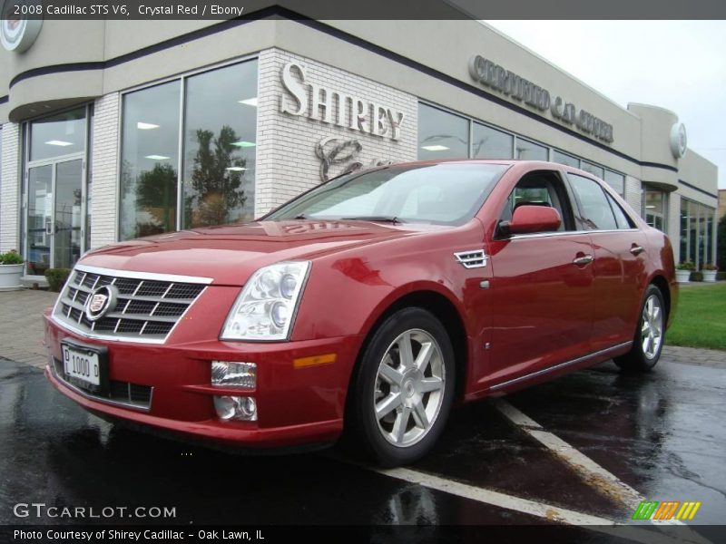 Crystal Red / Ebony 2008 Cadillac STS V6
