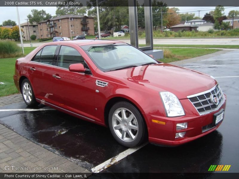 Crystal Red / Ebony 2008 Cadillac STS V6