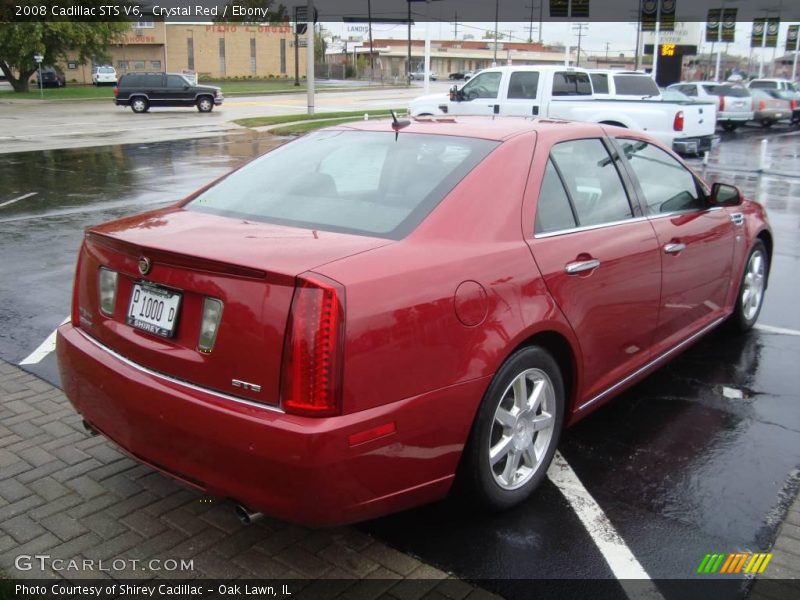 Crystal Red / Ebony 2008 Cadillac STS V6