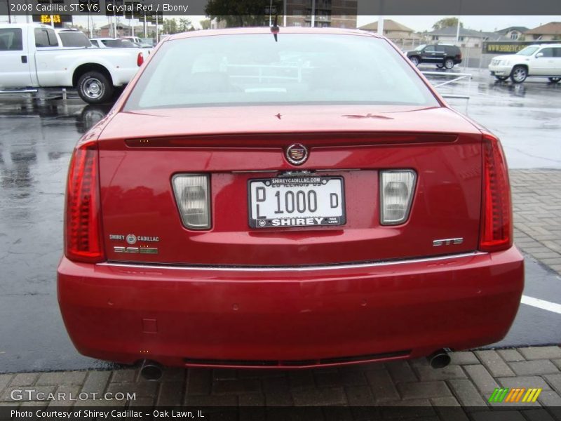 Crystal Red / Ebony 2008 Cadillac STS V6