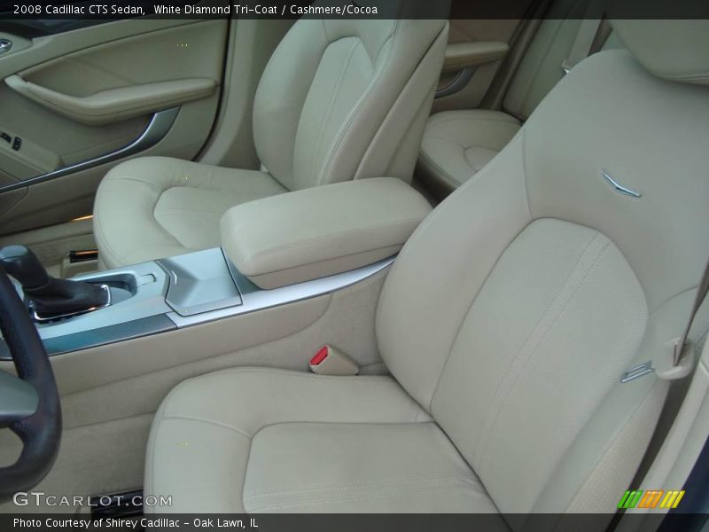 White Diamond Tri-Coat / Cashmere/Cocoa 2008 Cadillac CTS Sedan