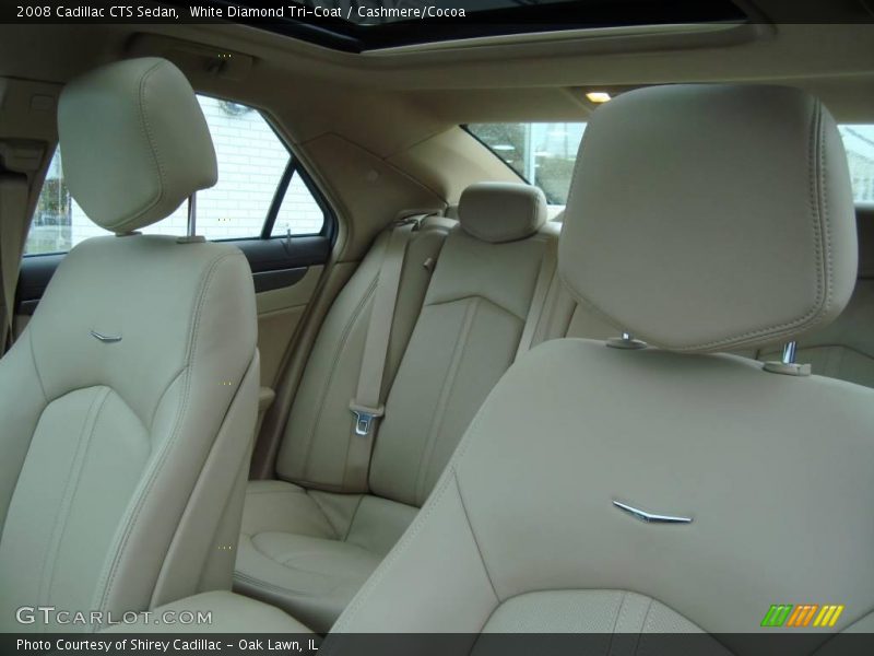 White Diamond Tri-Coat / Cashmere/Cocoa 2008 Cadillac CTS Sedan