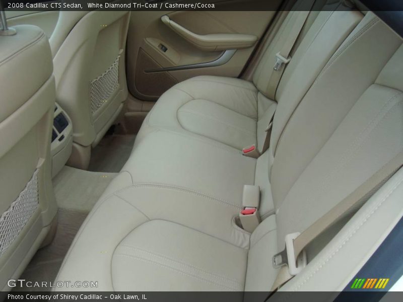 White Diamond Tri-Coat / Cashmere/Cocoa 2008 Cadillac CTS Sedan