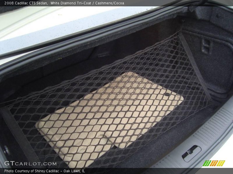 White Diamond Tri-Coat / Cashmere/Cocoa 2008 Cadillac CTS Sedan