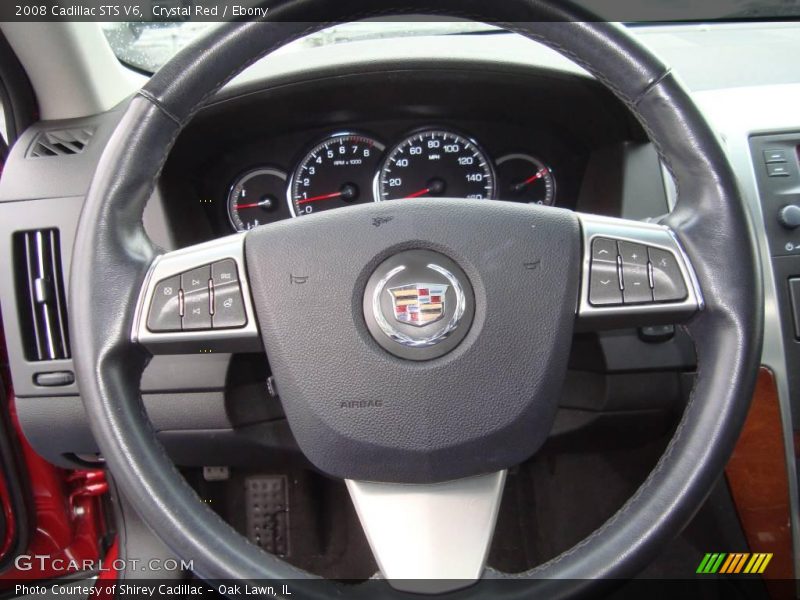 Crystal Red / Ebony 2008 Cadillac STS V6