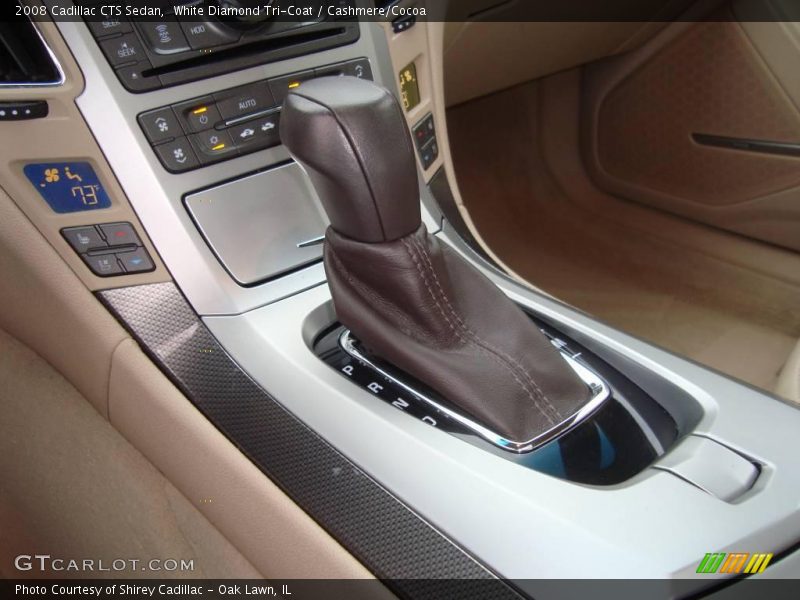 White Diamond Tri-Coat / Cashmere/Cocoa 2008 Cadillac CTS Sedan