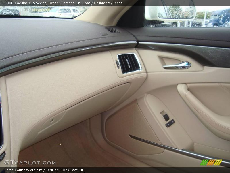 White Diamond Tri-Coat / Cashmere/Cocoa 2008 Cadillac CTS Sedan