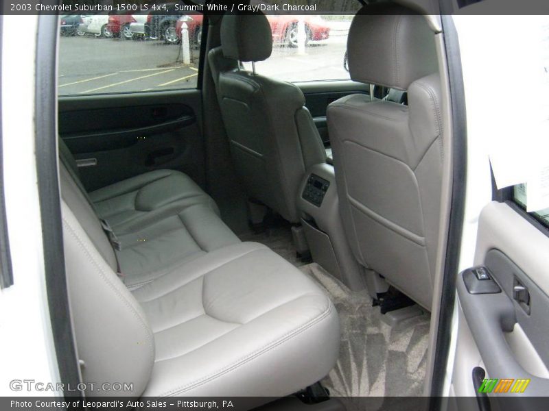 Summit White / Gray/Dark Charcoal 2003 Chevrolet Suburban 1500 LS 4x4