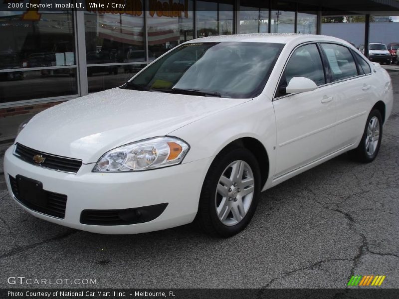 White / Gray 2006 Chevrolet Impala LT