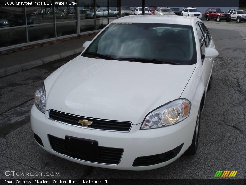 White / Gray 2006 Chevrolet Impala LT