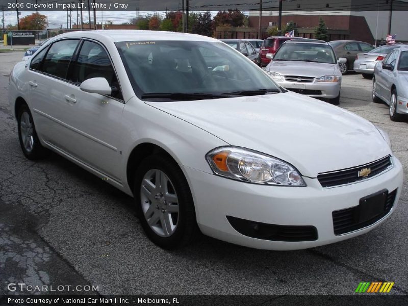 White / Gray 2006 Chevrolet Impala LT