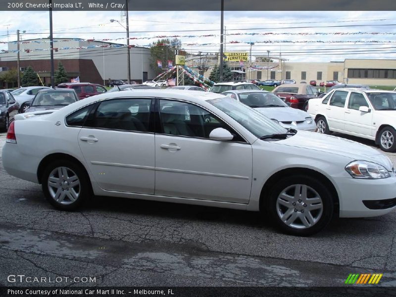 White / Gray 2006 Chevrolet Impala LT