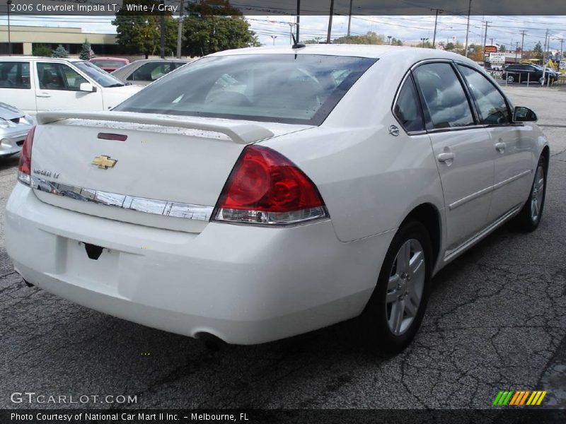 White / Gray 2006 Chevrolet Impala LT