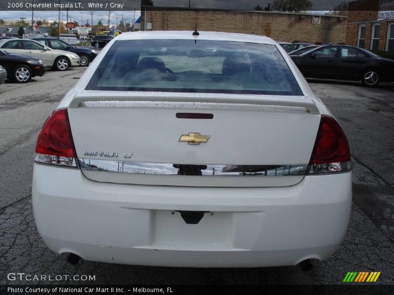 White / Gray 2006 Chevrolet Impala LT