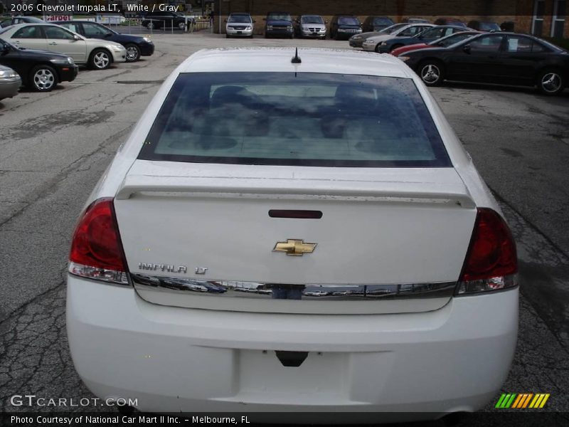 White / Gray 2006 Chevrolet Impala LT