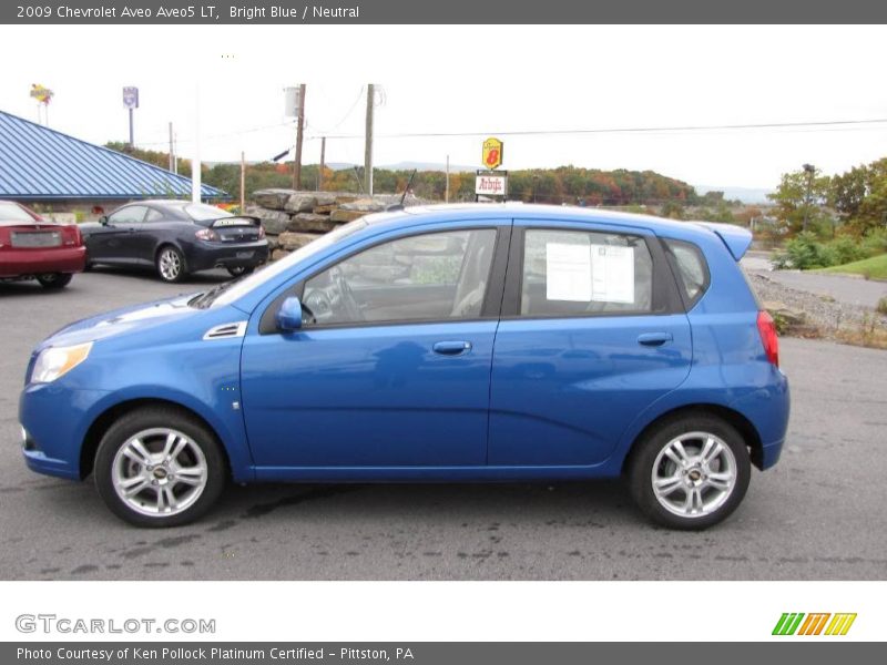 Bright Blue / Neutral 2009 Chevrolet Aveo Aveo5 LT