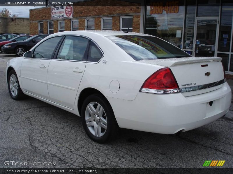 White / Gray 2006 Chevrolet Impala LT