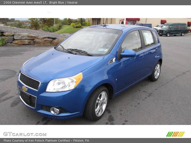 Bright Blue / Neutral 2009 Chevrolet Aveo Aveo5 LT