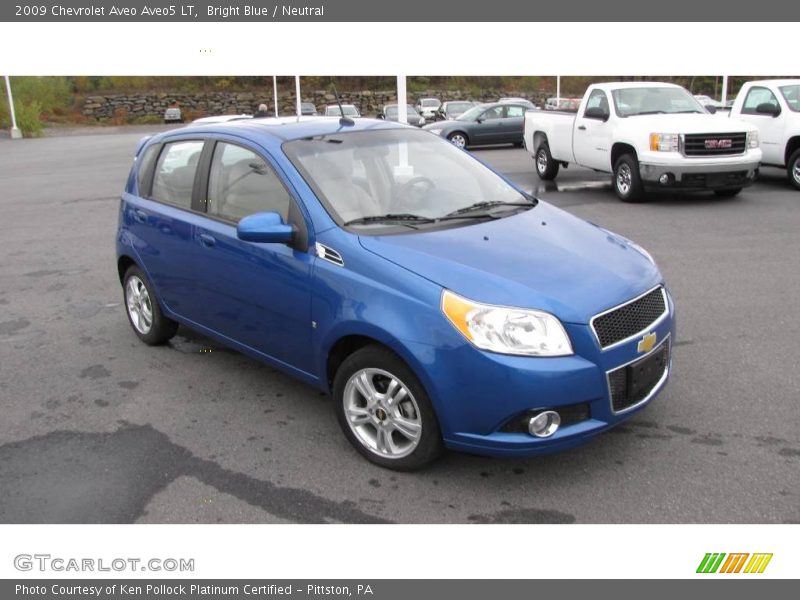 Bright Blue / Neutral 2009 Chevrolet Aveo Aveo5 LT
