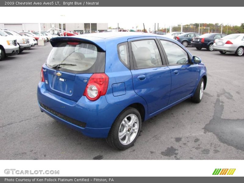 Bright Blue / Neutral 2009 Chevrolet Aveo Aveo5 LT