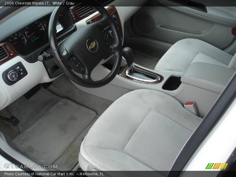 White / Gray 2006 Chevrolet Impala LT
